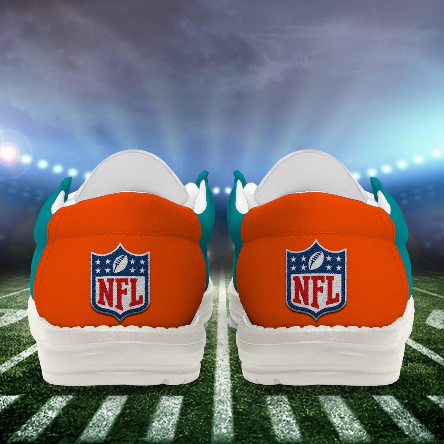 [SPECIAL OFFER] NEW CUSTOMIZED NFL19 MDP MIAMI DOLPHINS LOAFER SHOES