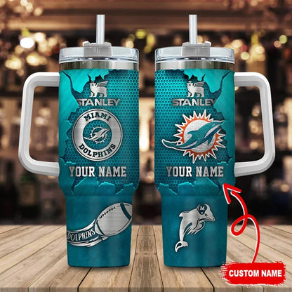 [SPECIAL OFFER] NEW CUSTOMIZED NFL19 MDP MIAMI DOLPHINS TUMBLER CUP