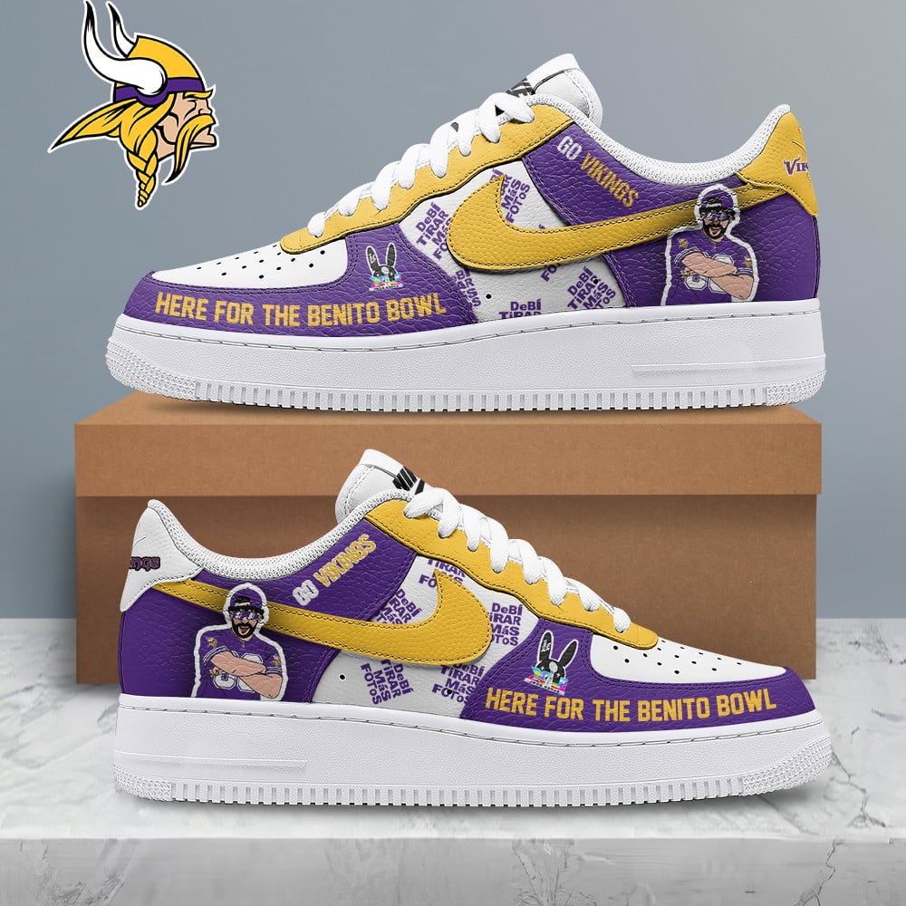 [SPECIAL OFFER] NEW CUSTOMIZED NFL05 MVK MINNESOTA VIKINGS SUPER BOWL HALFTIME SHOW AF1 SHOES