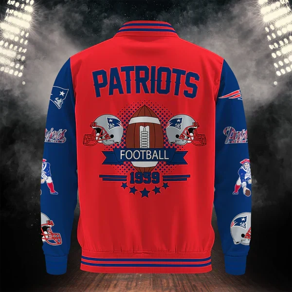 [SPECIAL OFFER] NEW CUSTOMIZED NFL27 NEP NEW ENGLAND PATRIOTS BASEBALL JACKET
