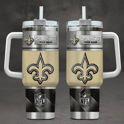 [SPECIAL OFFER] NEW CUSTOMIZED NFL24 NOS NEW ORLEANS SAINTS TUMBLER CUP