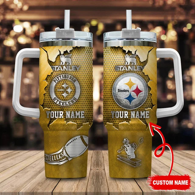 [SPECIAL OFFER] NEW CUSTOMIZED NFL14 PSB PITTSBURGH STEELERS TUMBLER CUP