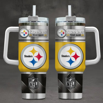 [SPECIAL OFFER] NEW CUSTOMIZED NFL14 PSB PITTSBURGH STEELERS TUMBLER CUP