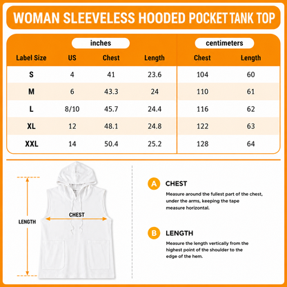 [SPECIAL OFFER] NEW CUSTOMIZED NFL02 PPE PHILADELPHIA EAGLES WOMEN'S SLEEVELESS HOODED POCKET TANK TOP