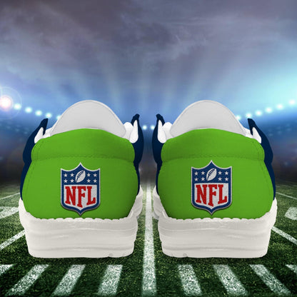 [SPECIAL OFFER] NEW CUSTOMIZED NFL06 SSH SEATTLE SEAHAWKS LOAFER SHOES