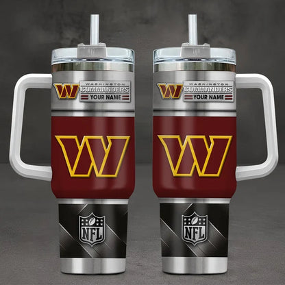 [SPECIAL OFFER] NEW CUSTOMIZED NFL12 WTC WASHINGTON COMMANDERS TUMBLER CUP