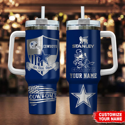 [SPECIAL OFFER] NEW CUSTOMIZED NFL21 DCB DALLAS COWBOYS 40 OZ TUMBLER